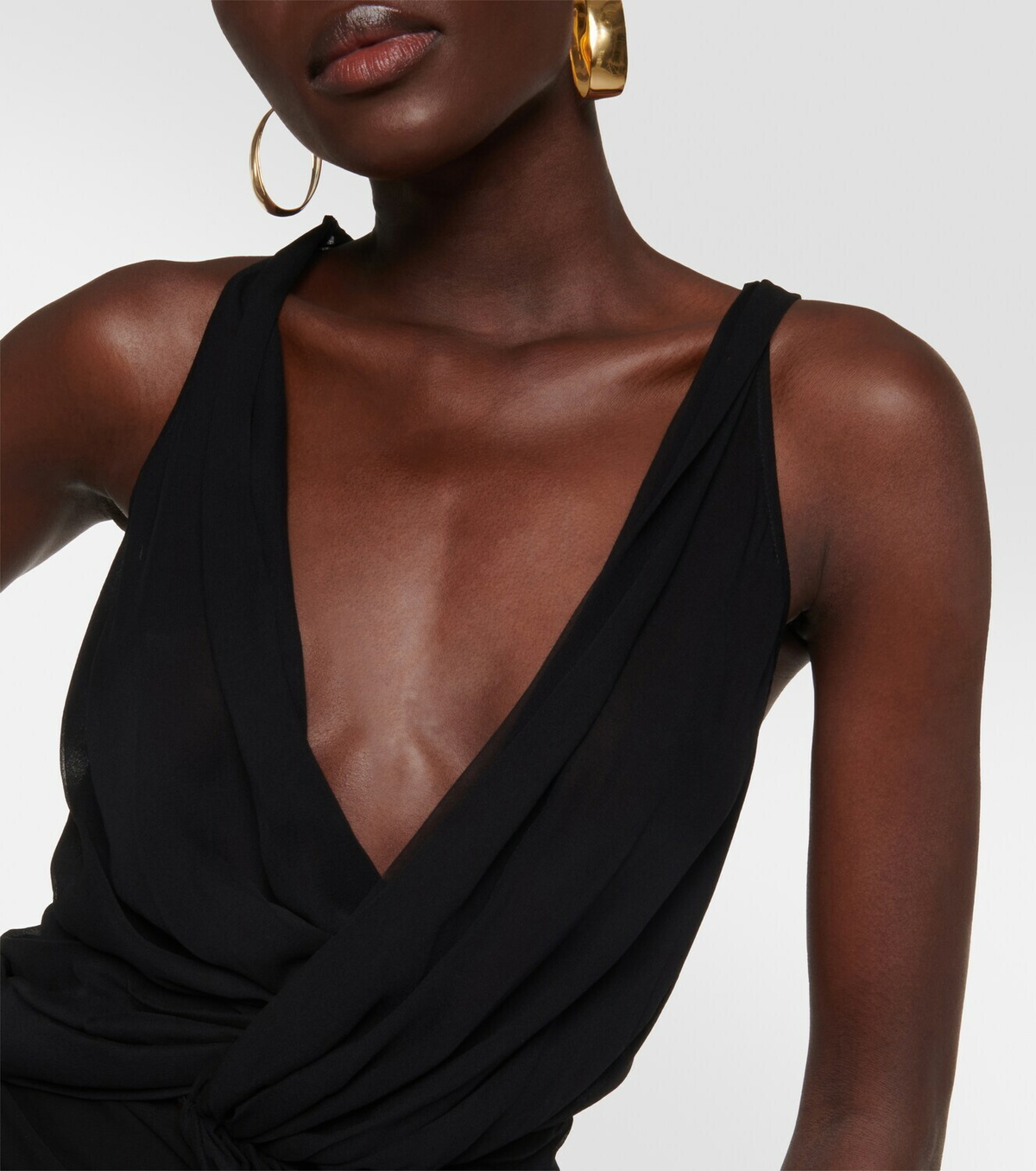 Christopher Esber Draped silk top