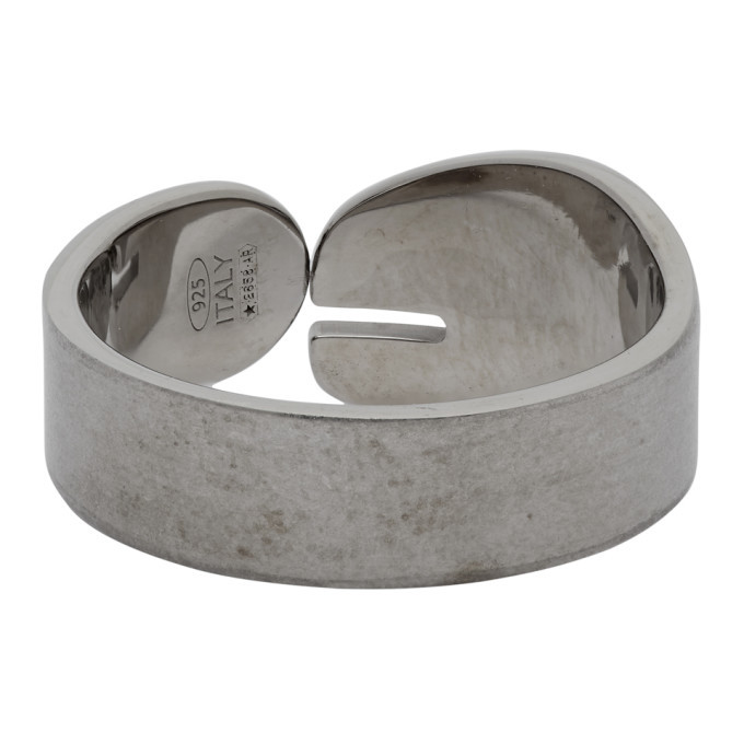 Maison Margiela Silver Tabi Ring Maison Margiela