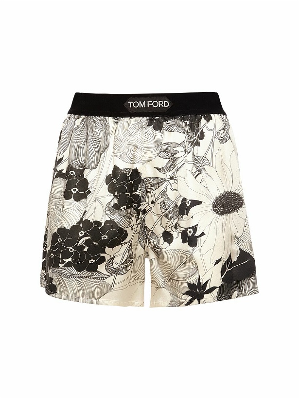 Photo: TOM FORD - Floral Printed Silk Satin Boxers