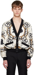 Stefan Cooke White Printed Cardigan