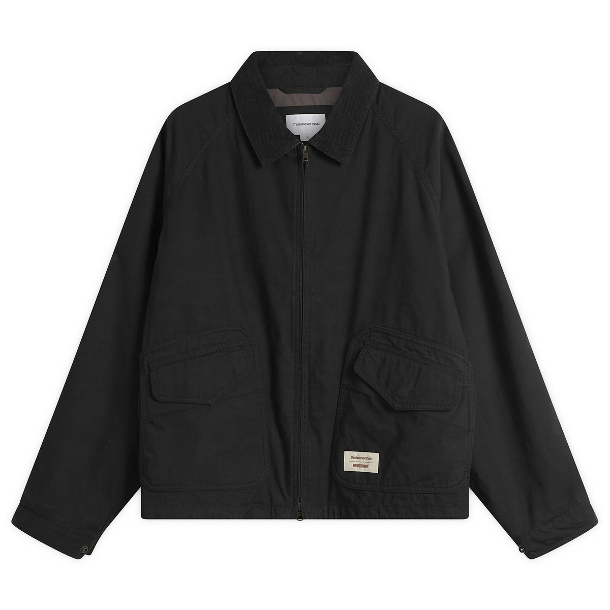 【thisisneverthat Anorak Jacket】 Black Anorak Jacket Black | SUBTYPE