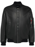 DSQUARED2 Cyprus Leather Bomber Jacket