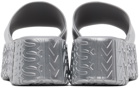 Marc Jacobs Silver Melissa Edition Becky Sandals