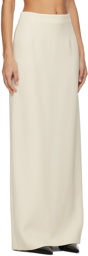 Gabriela Hearst Off-White Robbia Maxi Skirt