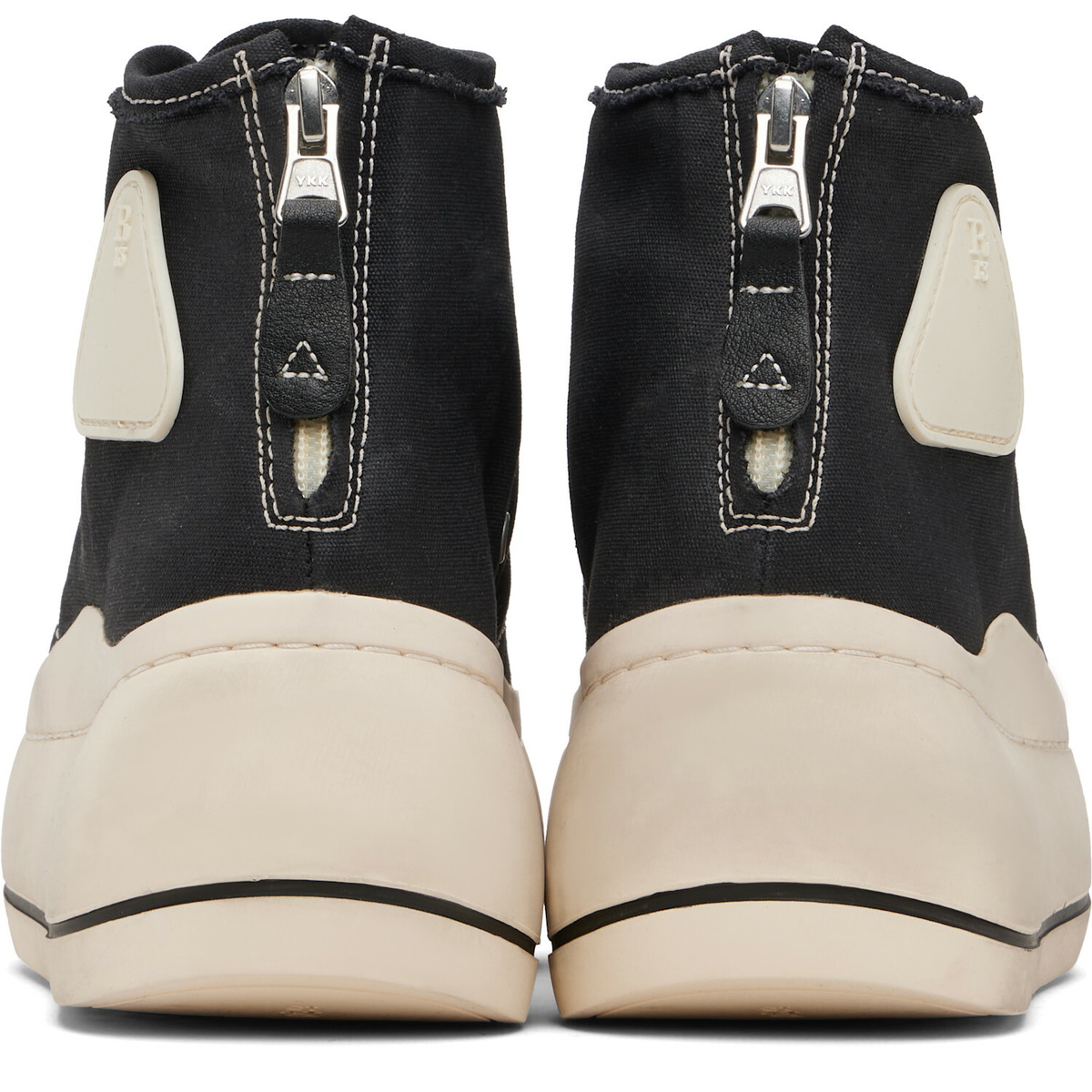 R13 Black Kurt High Top Sneakers
