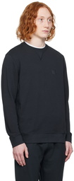 BOSS Navy Patch Sweatshirt