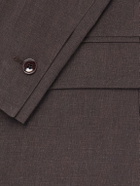 A Kind Of Guise - Shinji Shawl-Collar Linen Suit Jacket - Brown
