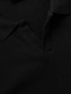 NN07 - Paul 3462 Slim-Fit Organic Cotton and Lyocell-Blend Piqué Polo Shirt - Black