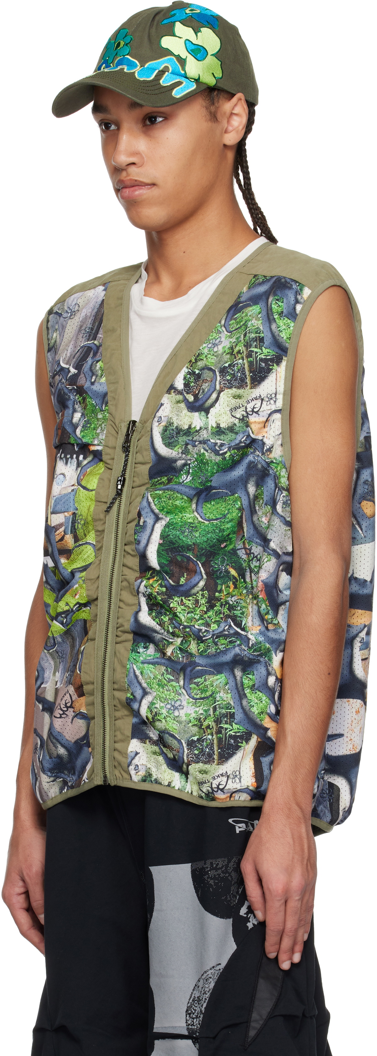 Perks and Mini Khaki Waxing Crescent Reversible Vest