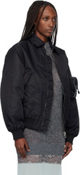 Coperni Black Technical Bomber Jacket