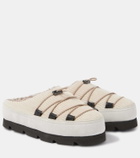 Brunello Cucinelli Chunky shearling-lined slippers