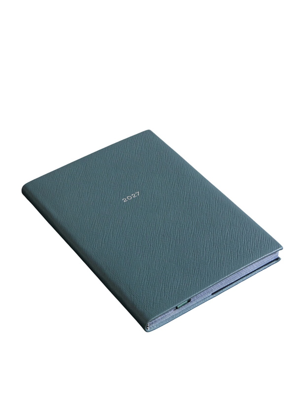 Photo: Smythson - 2027 Soho Panama Cross-Grain Leather Diary