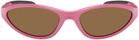 Marine Serre Pink Vuarnet Edition Injected Visionizer Sunglasses