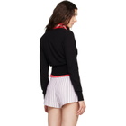 Vivienne Westwood Black Bea Cropped Cardigan