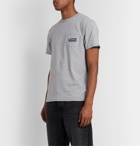 Vans - Logo-Print Mélange Cotton-Blend Jersey T-Shirt - Gray