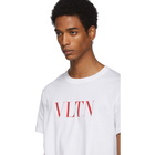 Valentino White and Red VLTN T-Shirt