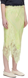 Collina Strada Yellow Waterlily Midi Skirt