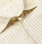 Massimo Alba - Striped Cotton and Linen-Blend Shirt - Green