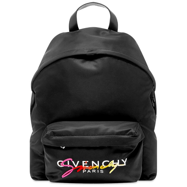 Photo: Givenchy Rainbow Signature Logo Urban Backpack