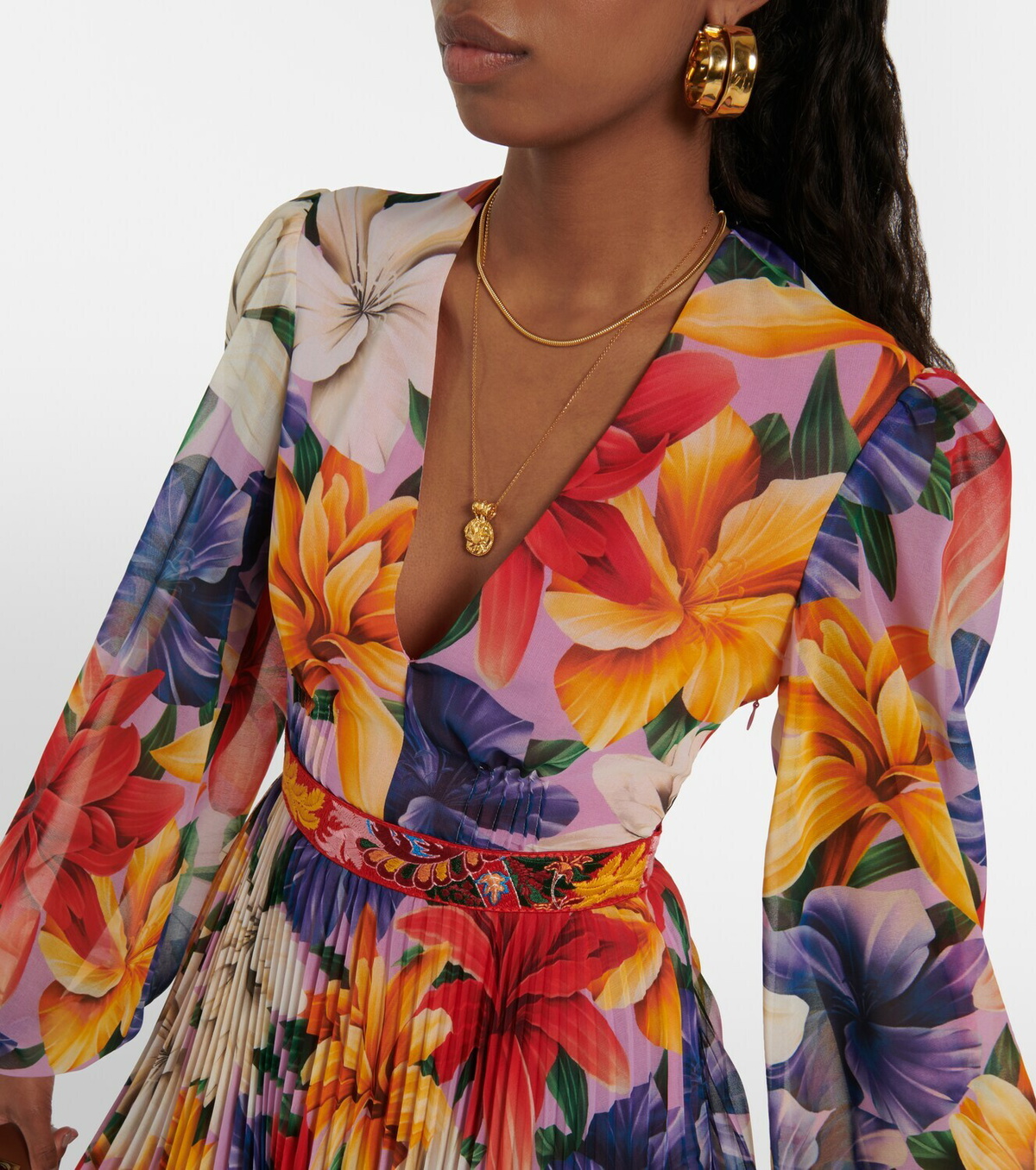 Etro - Floral pleated minidress Etro