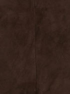 ARMA karina Brown Wide Pants In Leather Woman