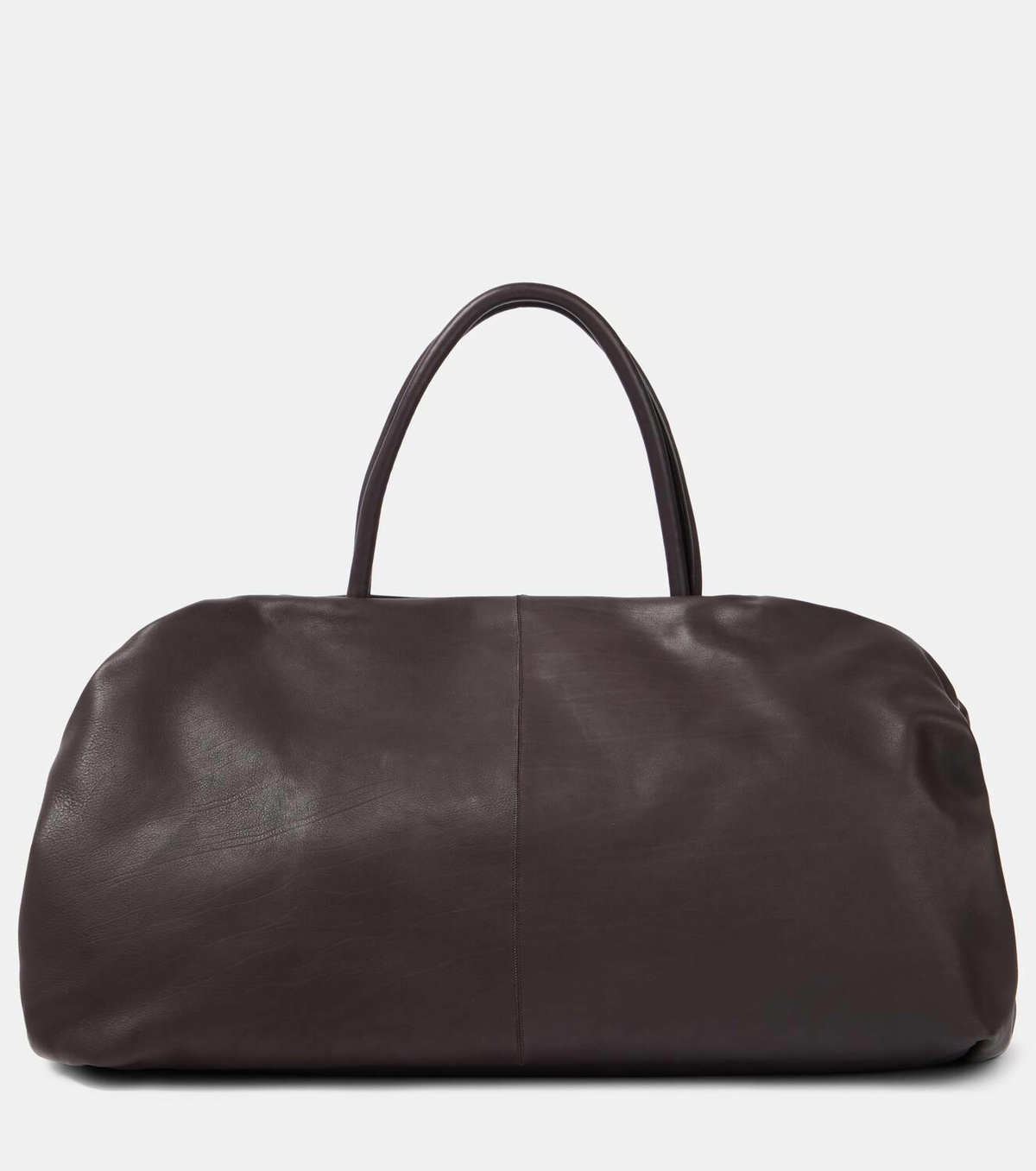 The Row Elio Bourse leather tote bag