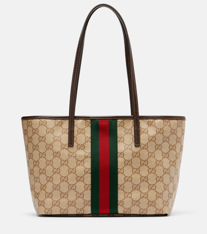 Photo: Gucci Tribeca Small GG canvas tote bag