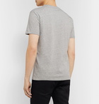 Alexander McQueen - Slim-Fit Printed Cotton-Jersey T-Shirt - Gray