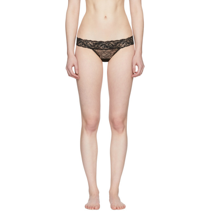 Photo: La Perla Black Freedom Lace Thong