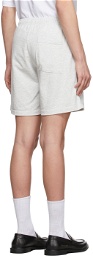 Harmony Grey Cotton Shorts