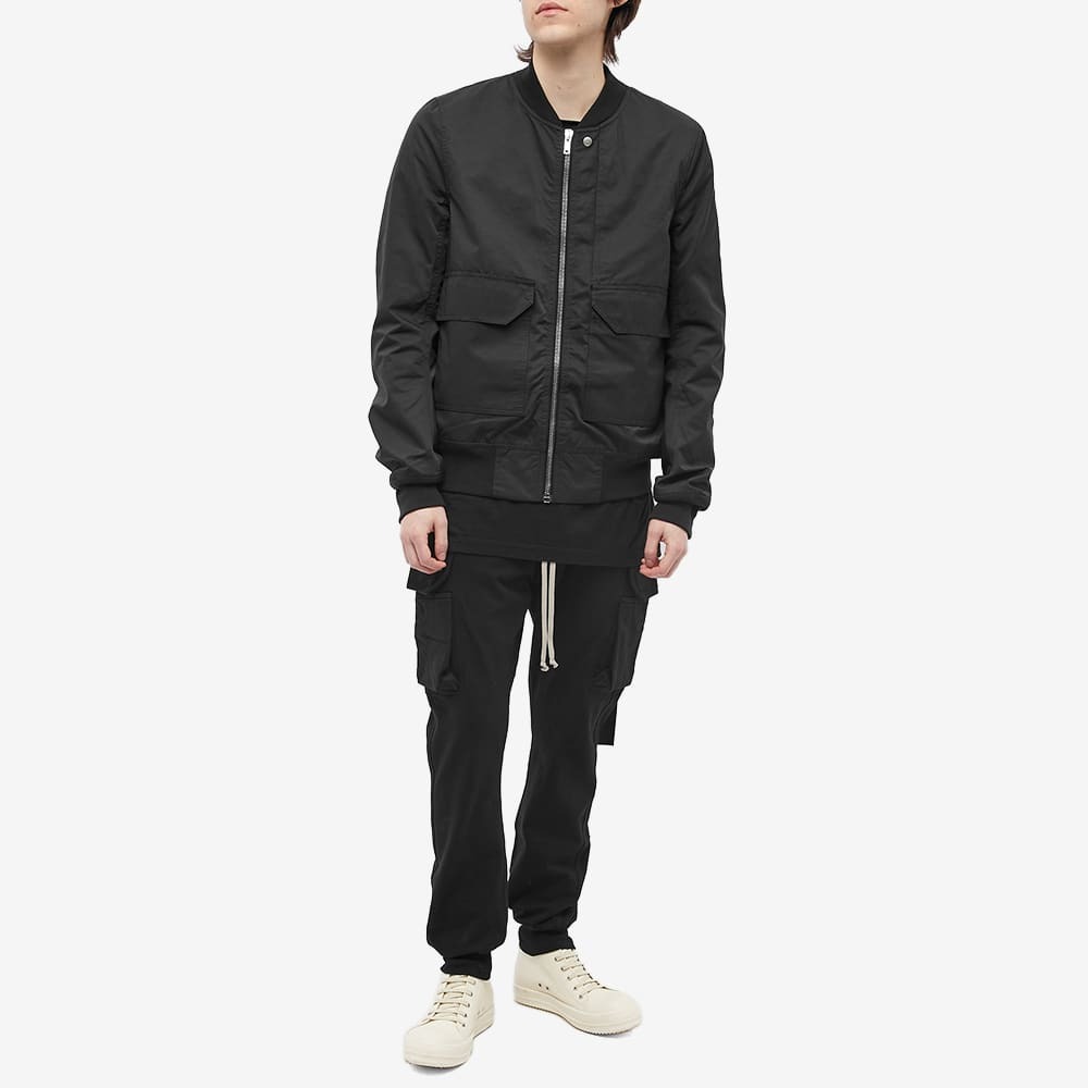 Rick Owens DRKSHDW Men's Lido Flight Jacket in Black Rick Owens