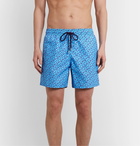 Vilebrequin - Moorea Mid-Length Printed Swim Shorts - Blue