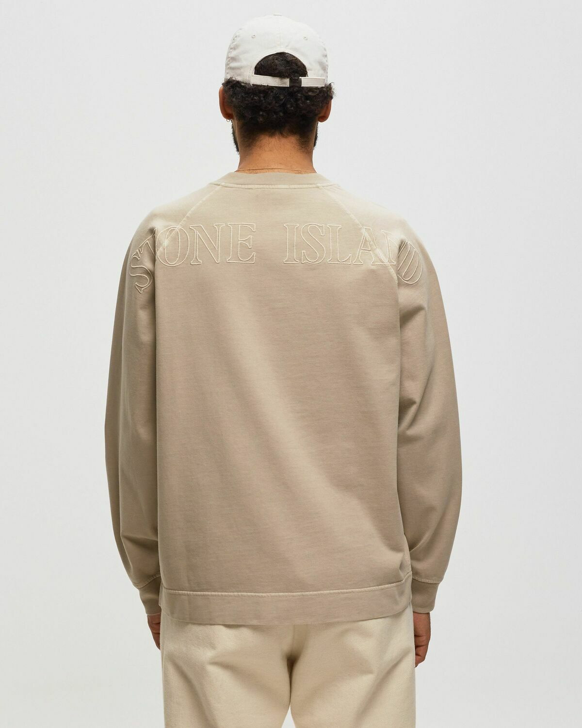 Stone Island Hoodie Heavy Cotton Jersey Grey Sweatshirts