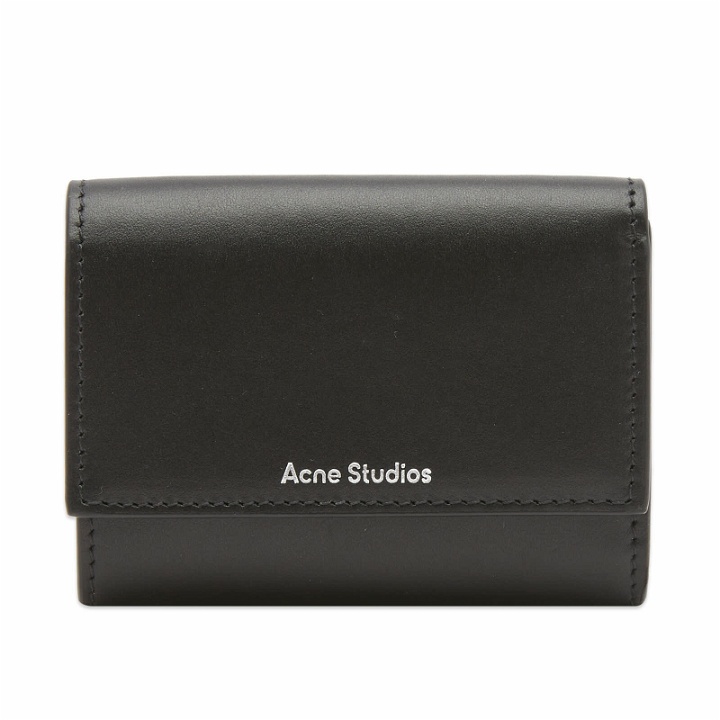 Photo: Acne Studios Men's Trifold Wallet in Black
