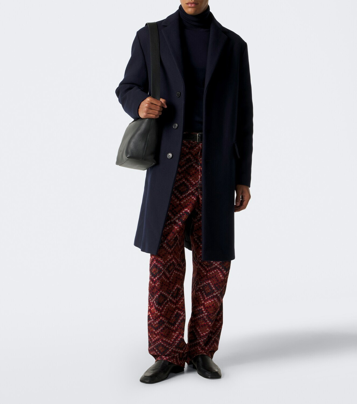 Dries Van Noten Wool-blend coat