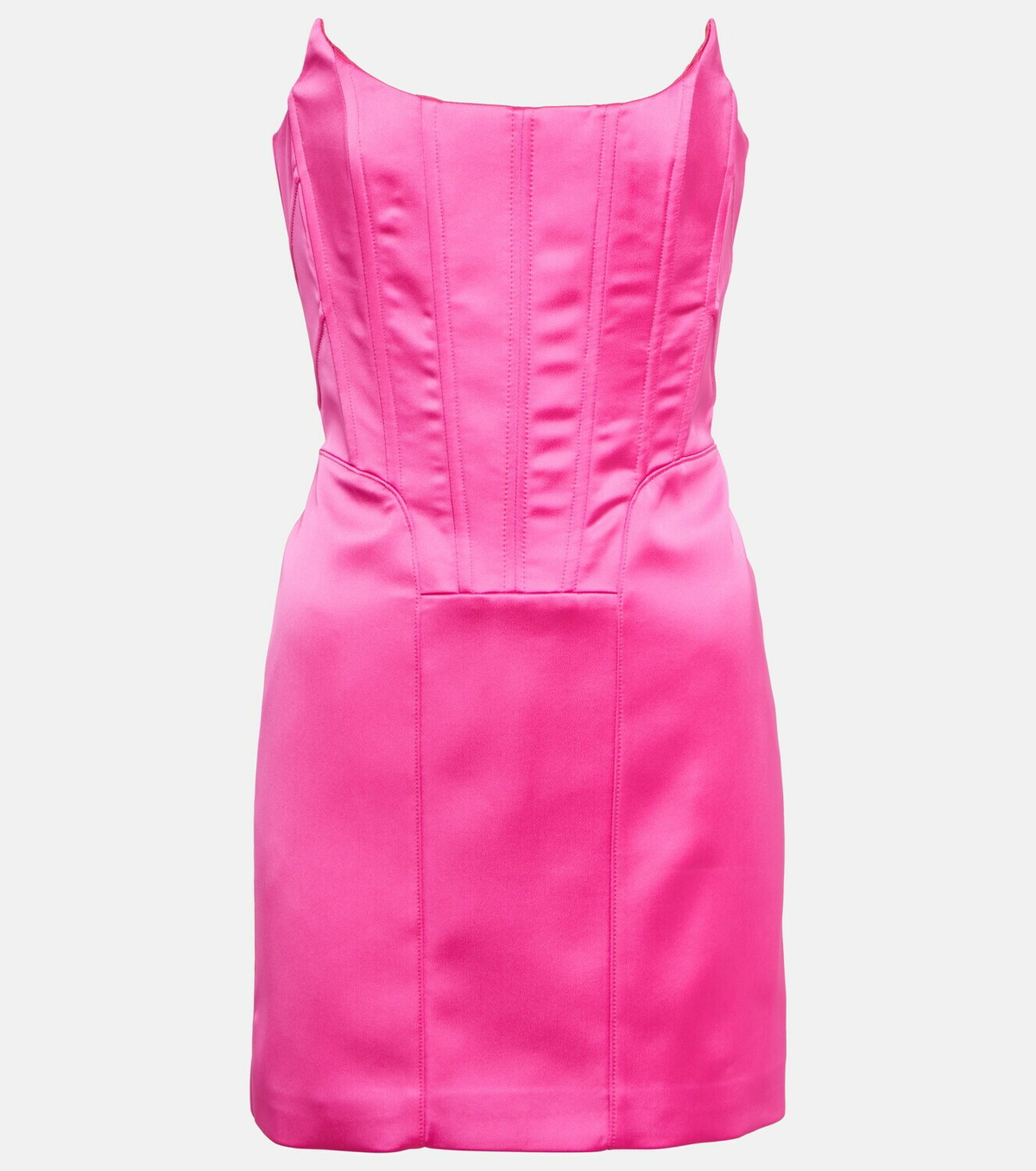 Giuseppe di Morabito Satin bustier minidress