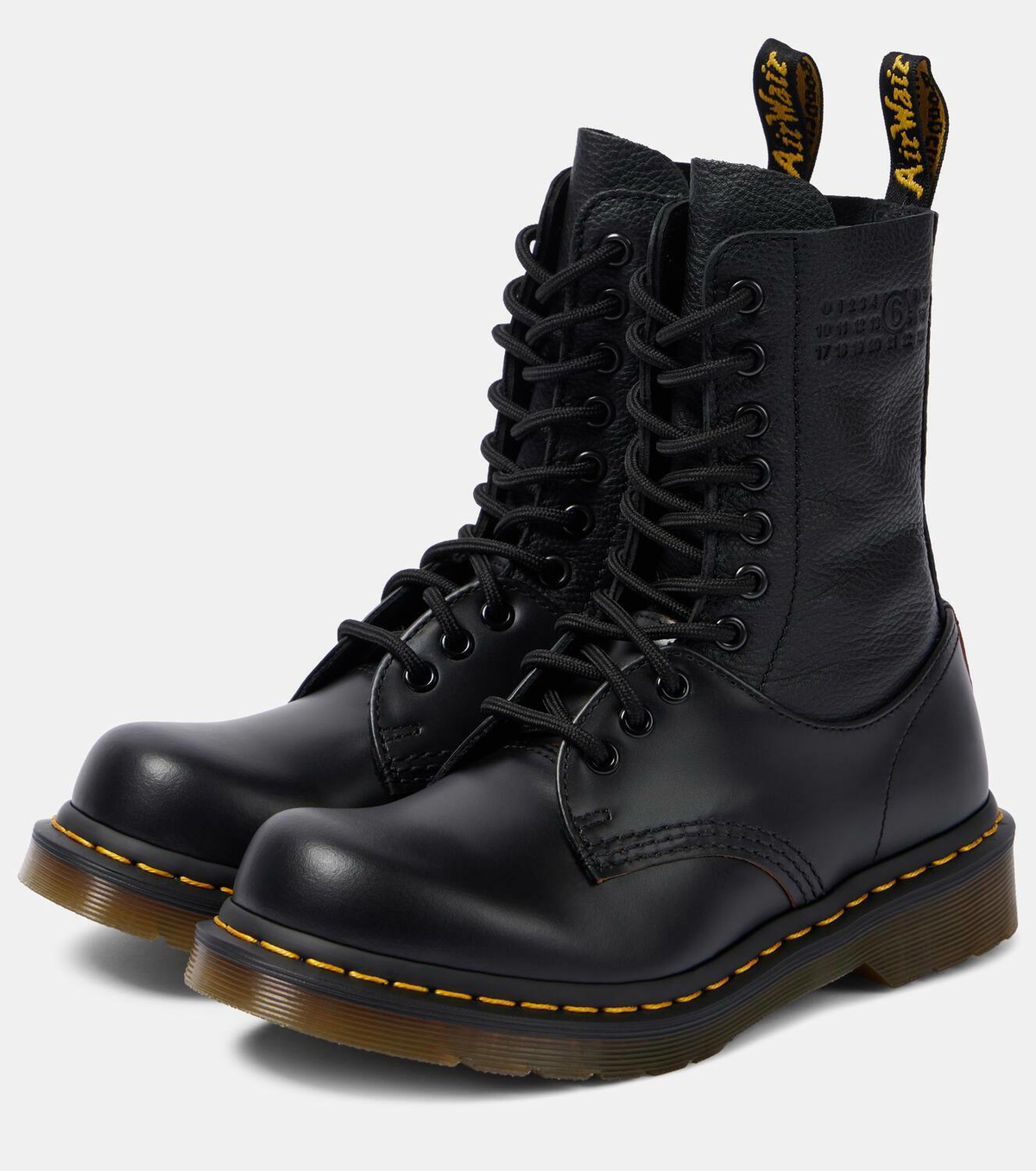 MM6 Margiela × Dr.martens 1490 ブーツ UK9 MM6 Maison Margiela x Dr. Martens 1490 10-Eye leather combat boots