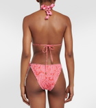 Heidi Klein Tangier reversible ruffle triangle bikini bottom