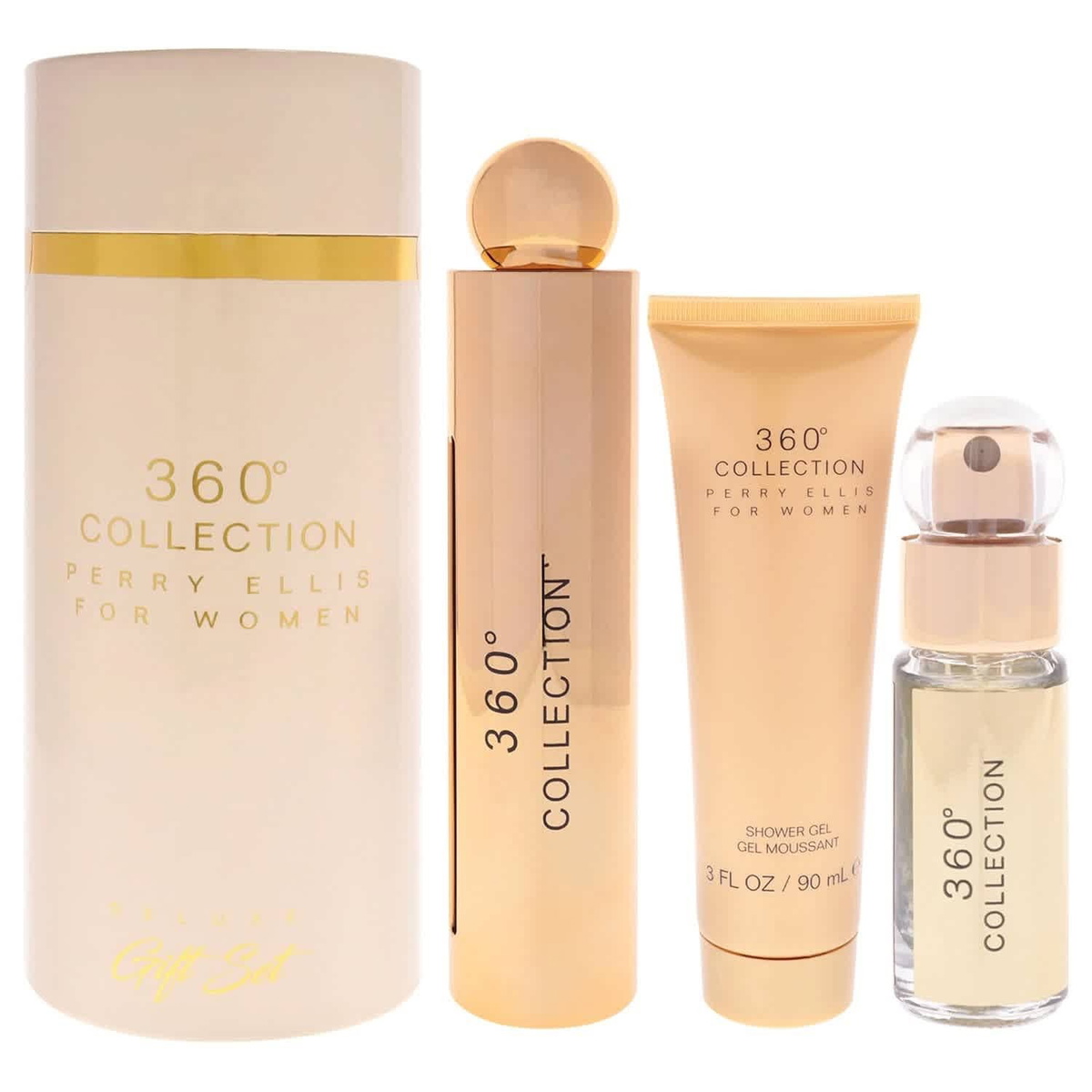 Perry Ellis Ladies 360 Collection Gift Set Fragrances 844061013643