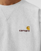 Carhartt Wip American Script Sweatshirt Grey - Mens - Sweatshirts