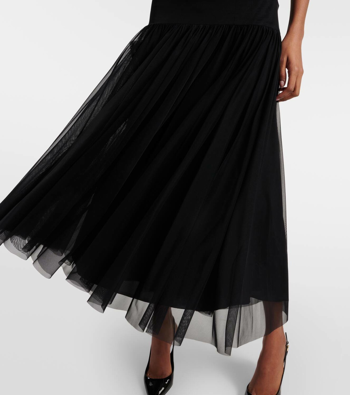 Dolce&Gabbana Panelled bustier midi dress