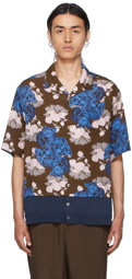 Undercover Brown Floral Short Sleeve Shirt