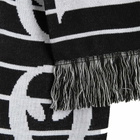 No Problemo Men's Stripe Logo Scarf in Black 