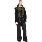 Loewe Green Padded Triangle Scarf