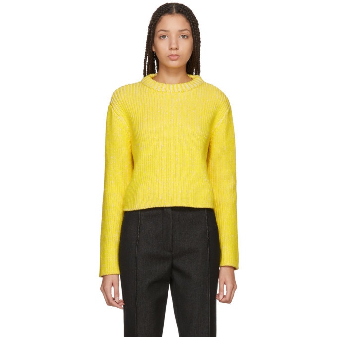 Photo: Protagonist Yellow and White Melange Sweater