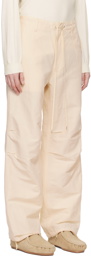 AURALEE Beige Finx Trousers