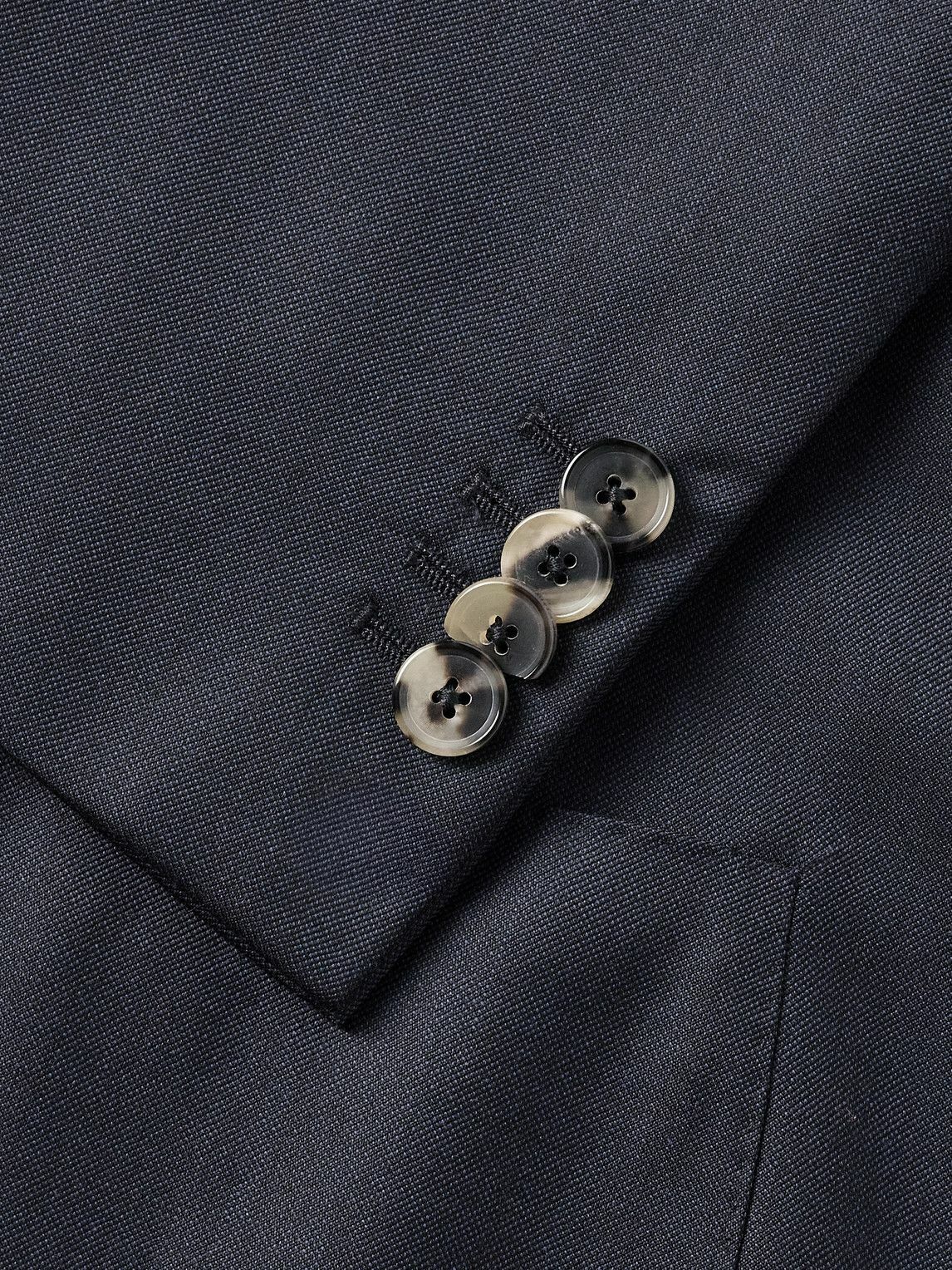 Caruso - Wool Suit Jacket - Blue