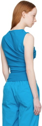 WYNN HAMLYN Blue Chandler Tank Top