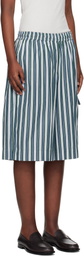 REMAIN Birger Christensen Green Poplin Basketball Shorts