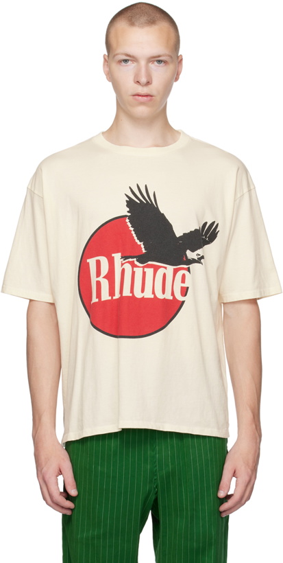 Photo: Rhude SSENSE Exclusive Off-White T-Shirt